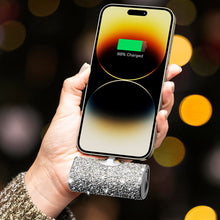 Load image into Gallery viewer, Charming Charger Crystal Encrusted Portable Power Bank Vista Shops