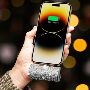 Charming Charger Crystal Encrusted Portable Power Bank Vista Shops