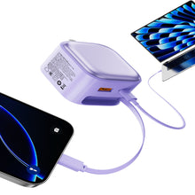 Load image into Gallery viewer, POWER LOOP Ultra-Fast Retractable Wall Charger with Three Charging Ports.