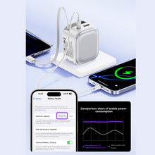 Load image into Gallery viewer, POWER LOOP Ultra-Fast Retractable Wall Charger with Three Charging Ports.