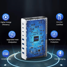 Load image into Gallery viewer, Power Wall 100W Fast USB Charger For Laptops and Devices Vista Shops