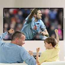 Load image into Gallery viewer, Movie Night Magic 120-inch Portable Projector Screen Unfold and Enjoy