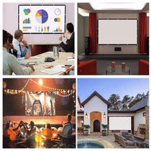 Load image into Gallery viewer, Movie Night Magic 120-inch Portable Projector Screen Unfold and Enjoy