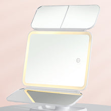 Load image into Gallery viewer, Queenie Vanity Trifold Makeup Mirror with Smart LED Lighting Vista Shops