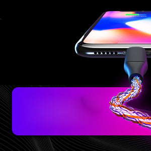 Rainbow Magic Streamer Data Cable Charge Your Phone Super Fast Vista Shops