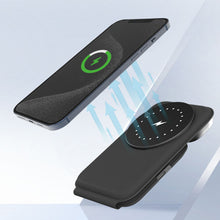 Load image into Gallery viewer, Phone Magnetic Leather Hub 3-in-1 Wireless Charger