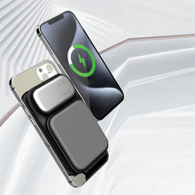 Load image into Gallery viewer, Phone Magnetic Leather Hub 3-in-1 Wireless Charger
