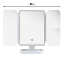 Load image into Gallery viewer, Queenie Vanity Trifold Makeup Mirror with Smart LED Lighting Vista Shops