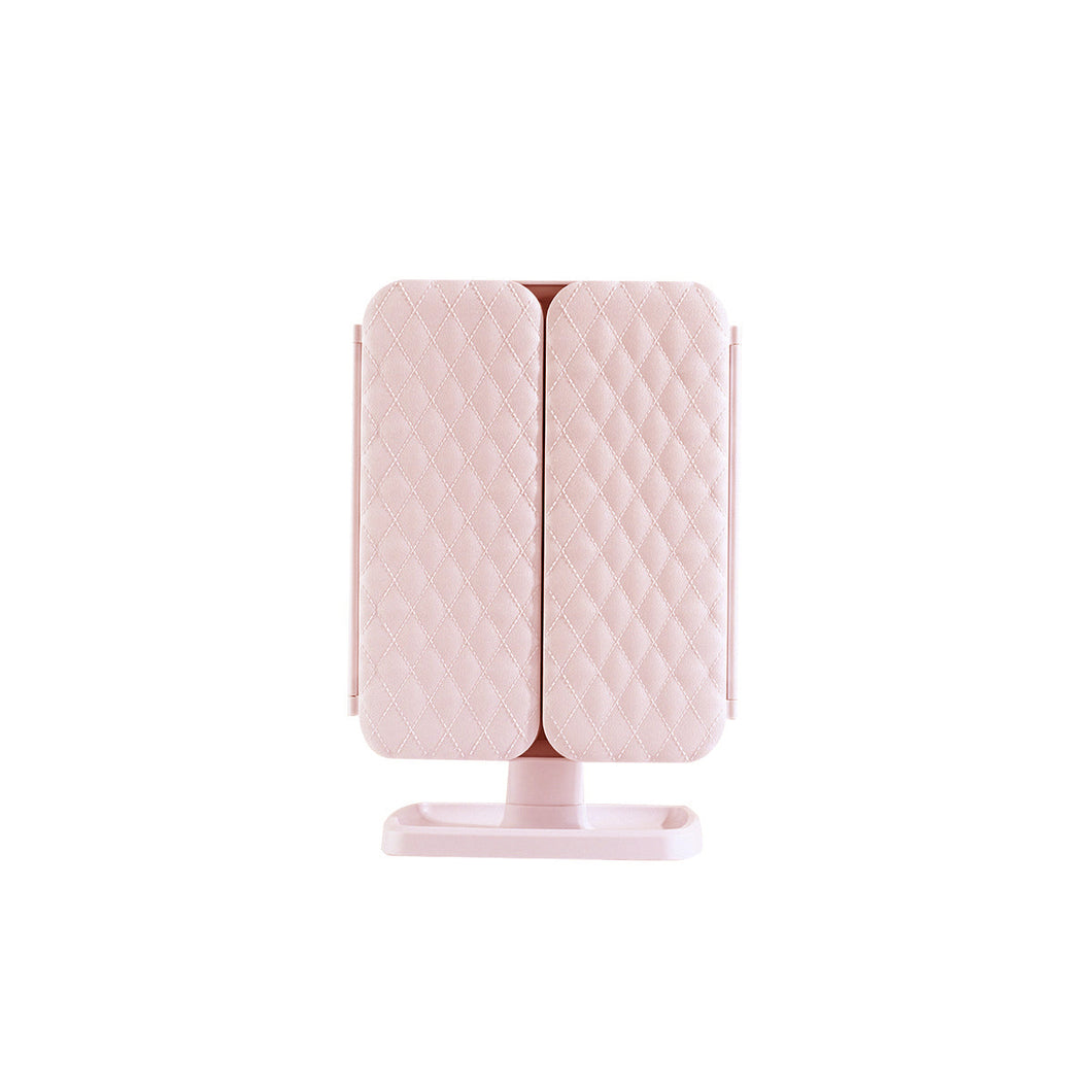 Queenie Vanity Trifold Makeup Mirror with Smart LED Lighting Vista Shops