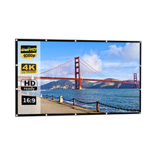 Load image into Gallery viewer, Movie Night Magic 120-inch Portable Projector Screen Unfold and Enjoy