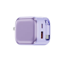 Load image into Gallery viewer, POWER LOOP Ultra-Fast Retractable Wall Charger with Three Charging Ports.