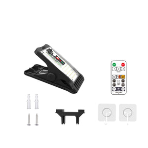 Remote 3 IN 1 Snap And Shine Smart Solar Wall Clip Lamp For Garden, Pool, Study Vista Shops