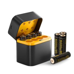 Electra Eco Power House AA And AAA Eight-Slot Rechargeable Batteries