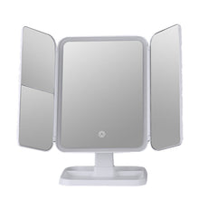 Load image into Gallery viewer, Queenie Vanity Trifold Makeup Mirror with Smart LED Lighting Vista Shops