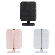 Load image into Gallery viewer, Queenie Vanity Trifold Makeup Mirror with Smart LED Lighting Vista Shops