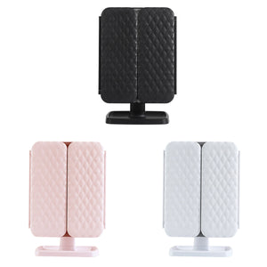 Queenie Vanity Trifold Makeup Mirror with Smart LED Lighting Vista Shops