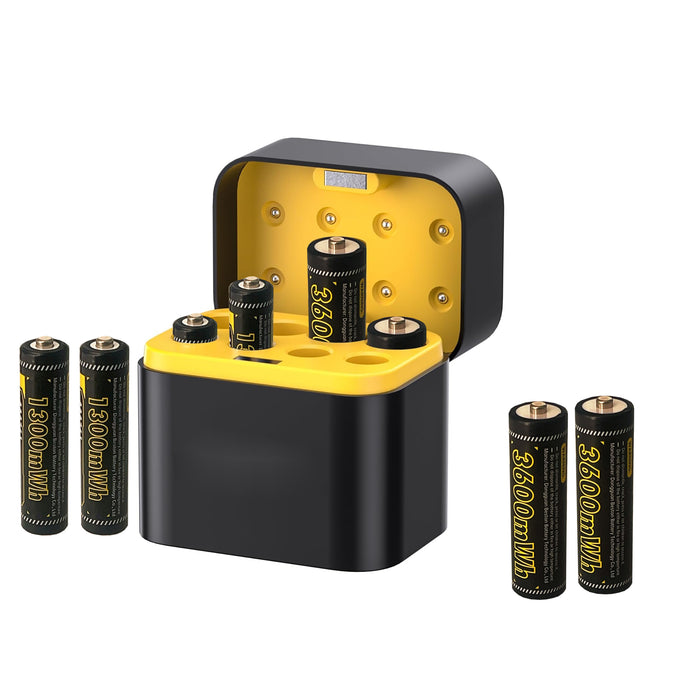 Electra Eco Power House AA And AAA Eight-Slot Rechargeable Batteries