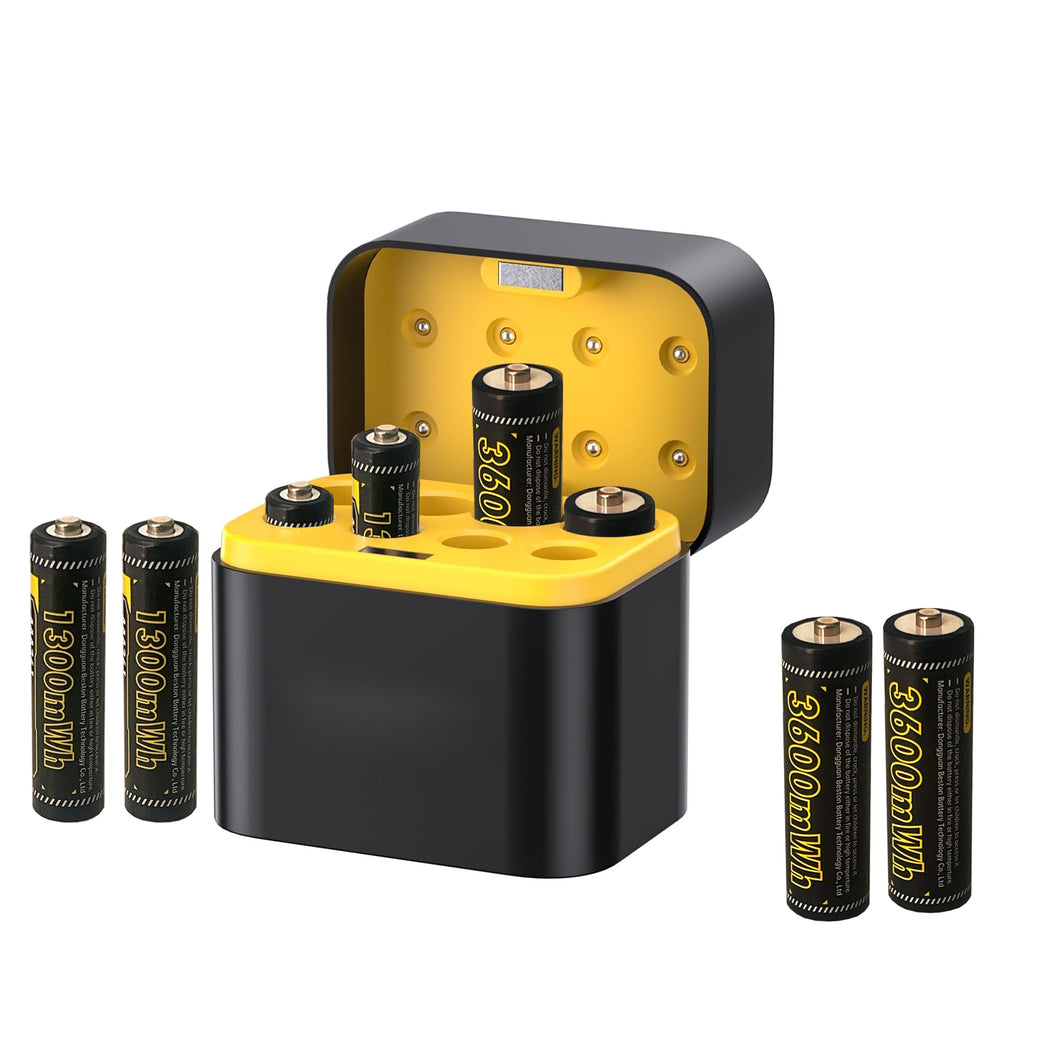 Electra Eco Power House AA And AAA Eight-Slot Rechargeable Batteries