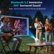 Load image into Gallery viewer, SKYVIEW a Premium Wireless Rechargeable Projector for Indoor / Outdoor Entertainment