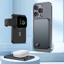Load image into Gallery viewer, UltraThin 3-in-1 Magnetic Wireless Charger