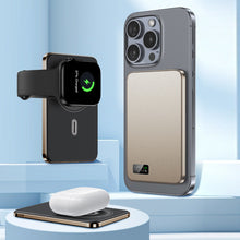 Load image into Gallery viewer, UltraThin 3-in-1 Magnetic Wireless Charger