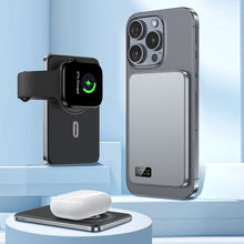 Load image into Gallery viewer, UltraThin 3-in-1 Magnetic Wireless Charger