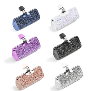 Mini Jeweled Phone Charger And Power Bank