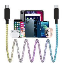 Load image into Gallery viewer, Rainbow Magic Streamer Data Cable Charge Your Phone Super Fast Vista Shops