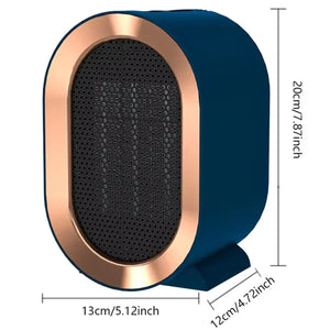 Toasty Temp Premium PTC Desktop 1200W High-Power Heater Vista Shops