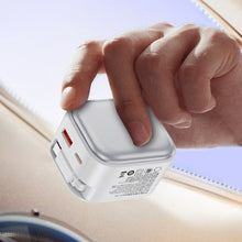 Load image into Gallery viewer, POWER LOOP Ultra-Fast Retractable Wall Charger with Three Charging Ports.