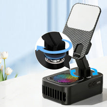 Load image into Gallery viewer, BreezyBeats 3-in-1 Station with Bluetooth Speaker, Mini Fan and Phone Holder