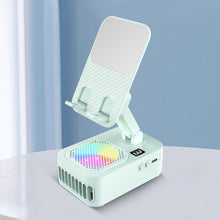 Load image into Gallery viewer, BreezyBeats 3-in-1 Station with Bluetooth Speaker, Mini Fan and Phone Holder