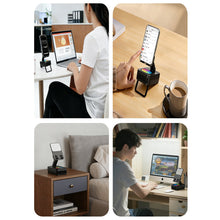 Load image into Gallery viewer, BreezyBeats 3-in-1 Station with Bluetooth Speaker, Mini Fan and Phone Holder