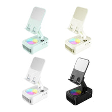 Load image into Gallery viewer, BreezyBeats 3-in-1 Station with Bluetooth Speaker, Mini Fan and Phone Holder