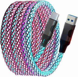 Rainbow Magic Streamer Data Cable Charge Your Phone Super Fast Vista Shops