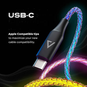 Rainbow Magic Streamer Data Cable Charge Your Phone Super Fast Vista Shops