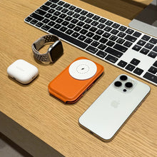 Load image into Gallery viewer, Phone Magnetic Leather Hub 3-in-1 Wireless Charger