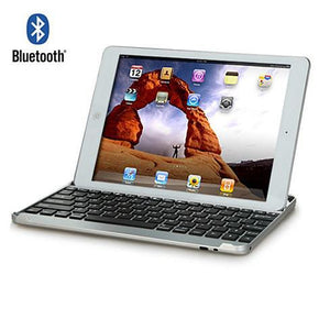 iPad & mini Space Age High Grade Aluminium case with Bluetooth keyboard - VistaShops - 1